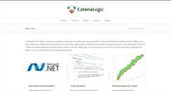 Desktop Screenshot of catenalogic.com